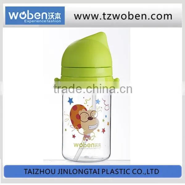 Bpa free tritan straw plastic water bottles with straps