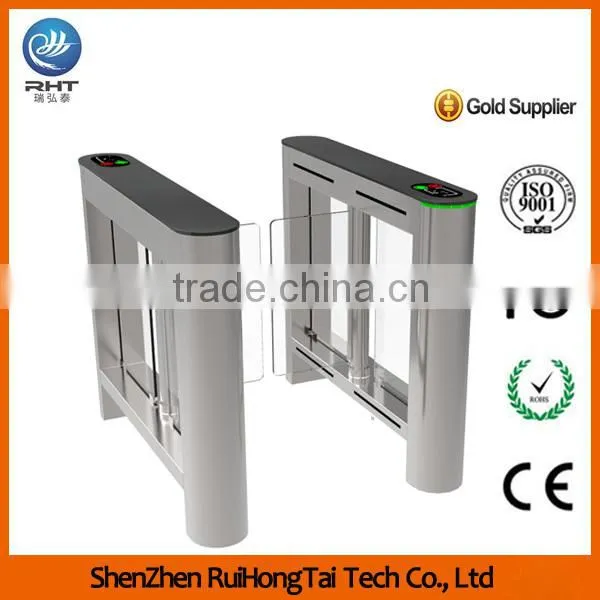 Supermarket Mechanical Turnstile Semi-automatic Gateway Rfid Swing Turnstile Gate