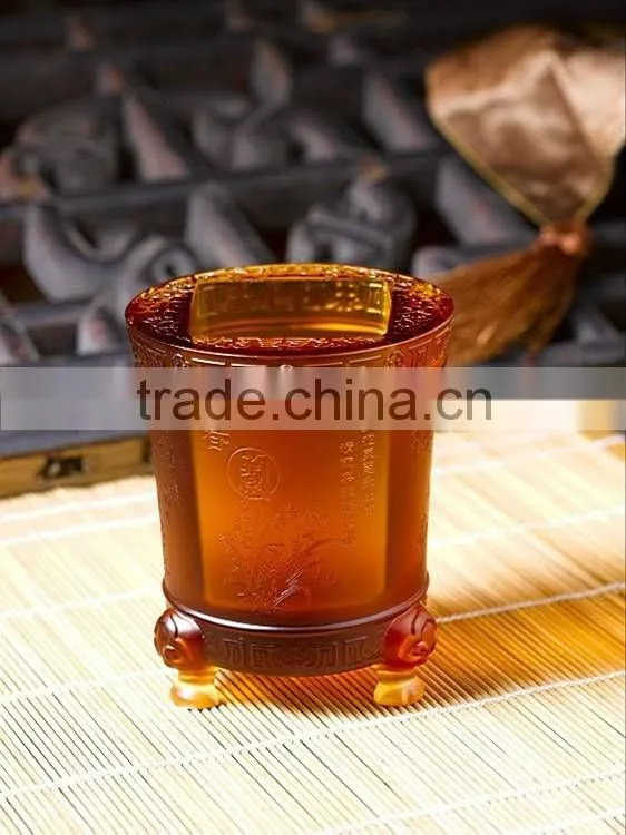 Chinese Liuli buddha Statue