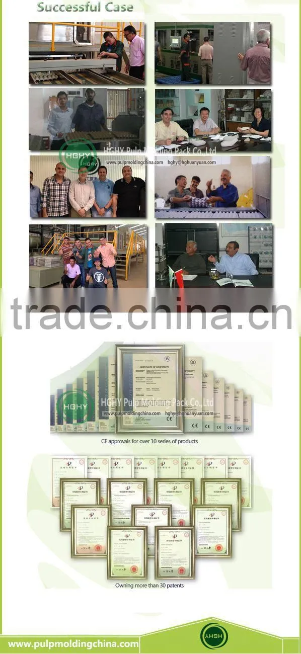 3000pcs/hr pulp molded egg tray machine egg carton machine