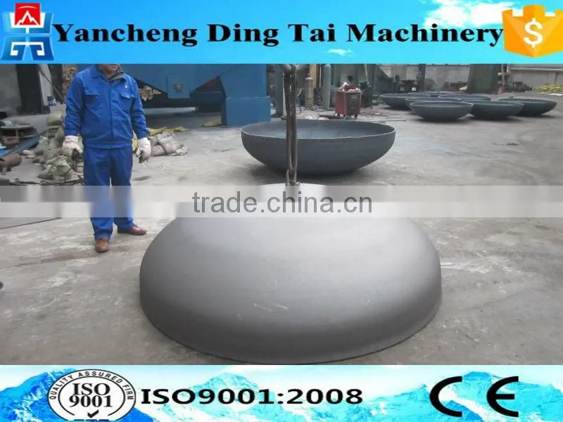 Dish head steel shot blasting machine