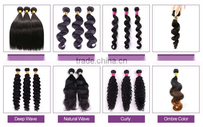 2016 Best Selling Indian Temple Hair Top Quality 100% Virgin Indian Hair
