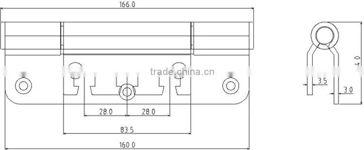 heavy duty weld on gate hinges