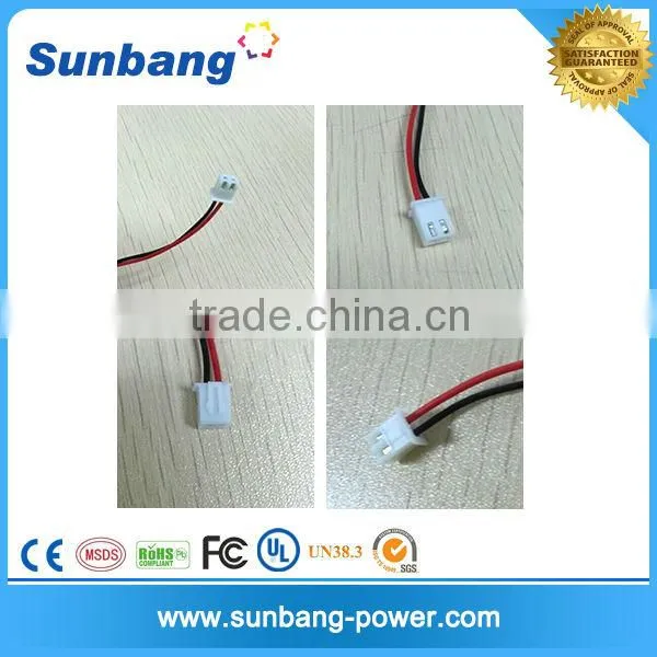 Custom smart rechargeable 3.7v li-polymer 585460 2000mah battery