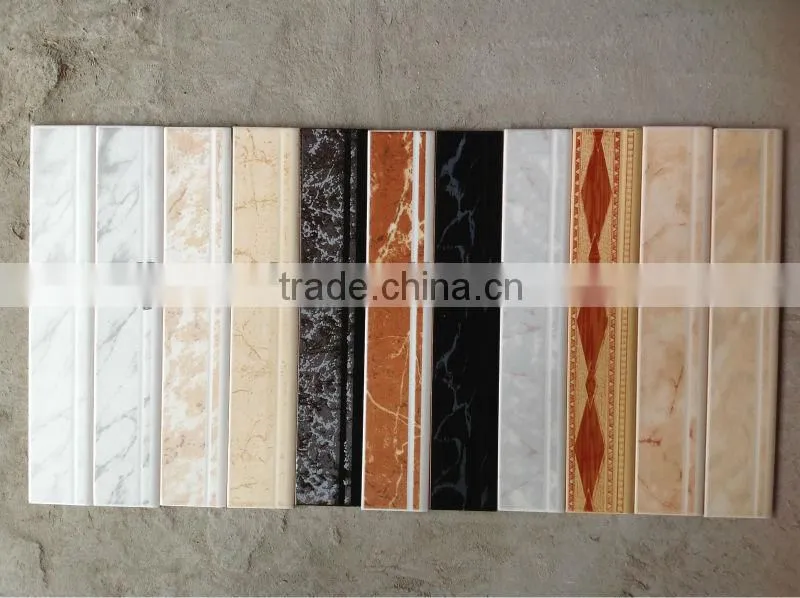 80x450 cheap china factory ceramic skirting tile