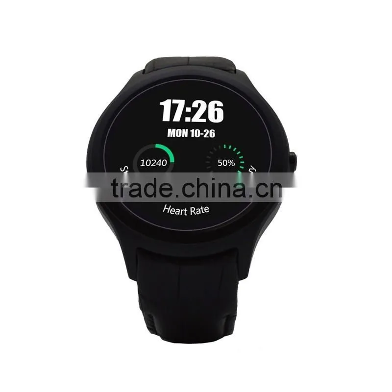 D5 1.3" 360x360 Android 4.4 OS 512MB + 4GB MTK6572 Smart Watch with SIM Wifi Bluetooth Heart Rate Smartwatch