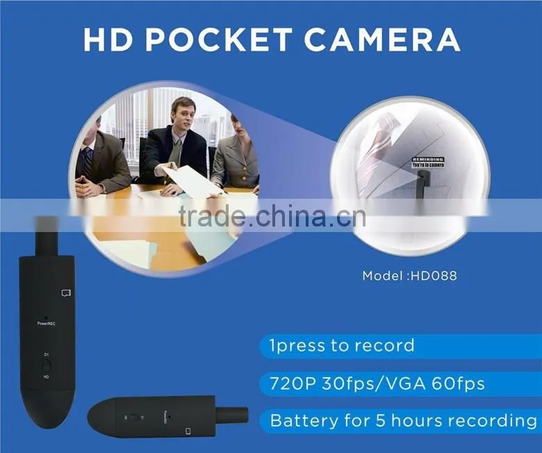 720 pocket spy pen camera , super long time camera pen pocket HD Camera