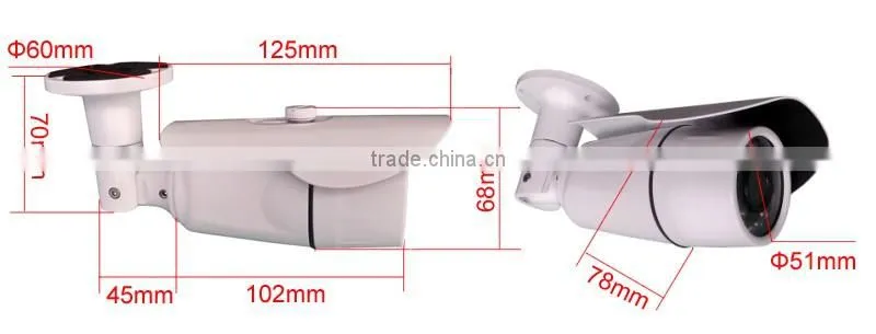 HD 720P TVI CCTC Camera in Security IR Night Vision 1MP P2P Digital Camera