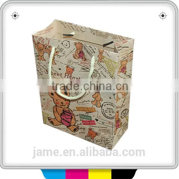 T shirt paper bag printed custom logo
