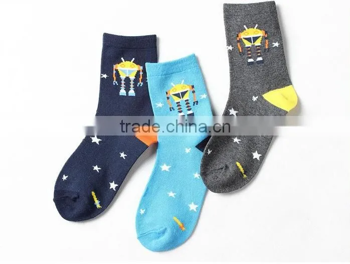 teen boys tube cartoon socks cute patterns childrens sock