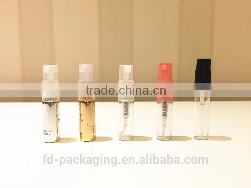 Factory sale glass vial with plastic sprayer