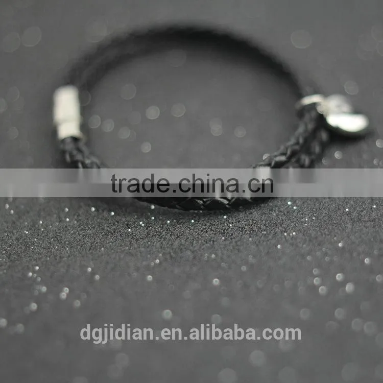 Wholesale fashion wrap leather cute infinity charm bracelets
