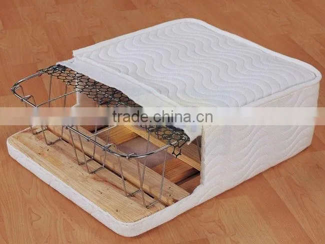 2014 Hot Sale Box Spring Bed Frame, High Quality Knitting Fabric Bed Base