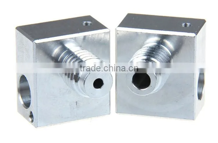 3D Printer SIS Aluminum Nozzle with Heating Block 3D Printer Powder