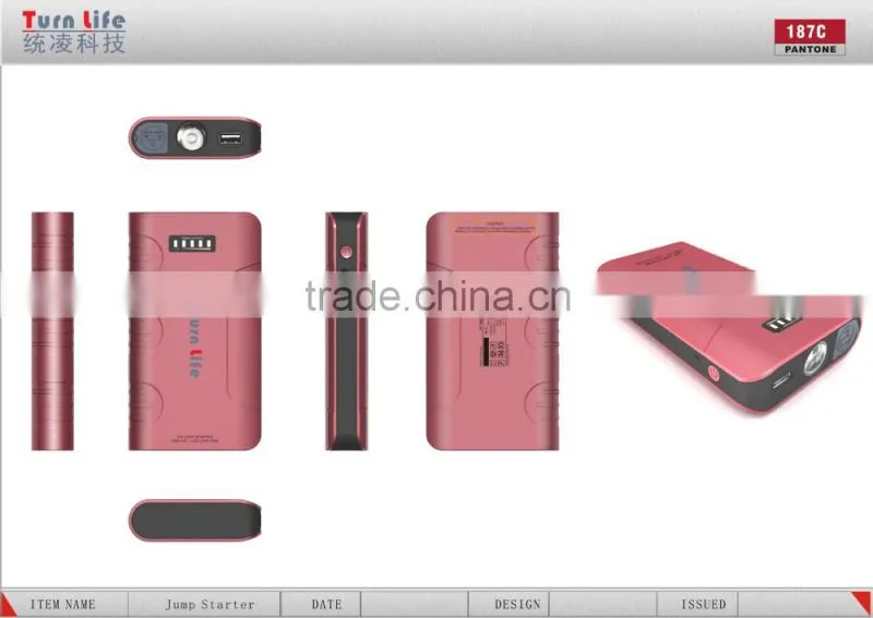 Emergency Mini Jump Starter portable Multifunctional 12v jump starter