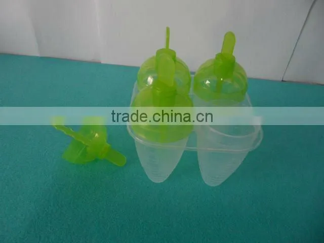 4 teams Plastic PP corn shape Ice Mold