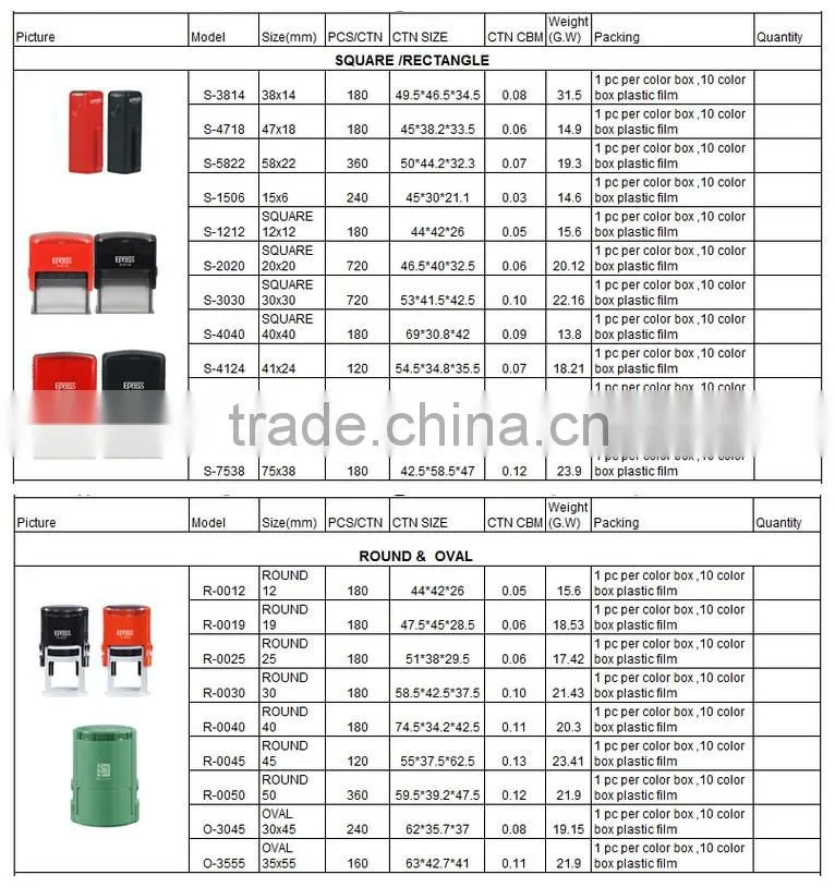 self inking stamp 3045 office inked stamp custom self-inking