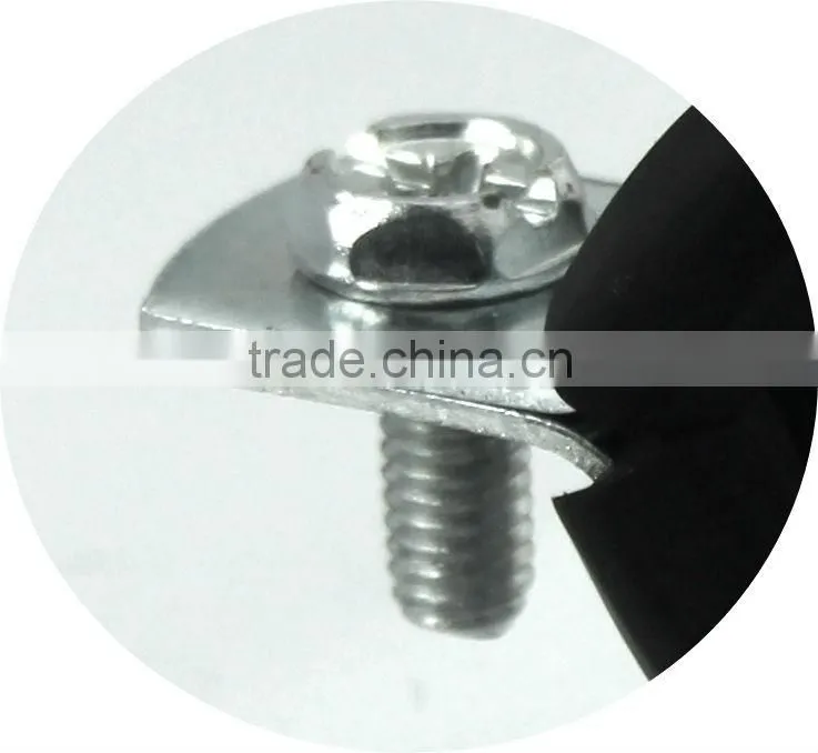 Welding type clamps M8 with rubber