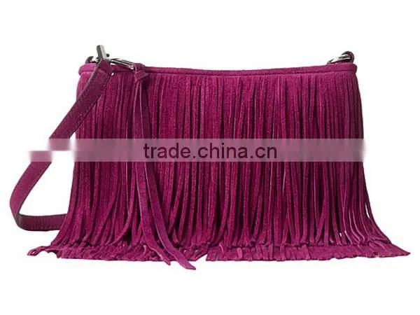 Fringe Tassel Long Strip Shoulder Bag for Girls