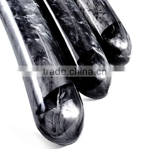 Plastic Black Marbled Luxury Hanger for Boutique Dresses
