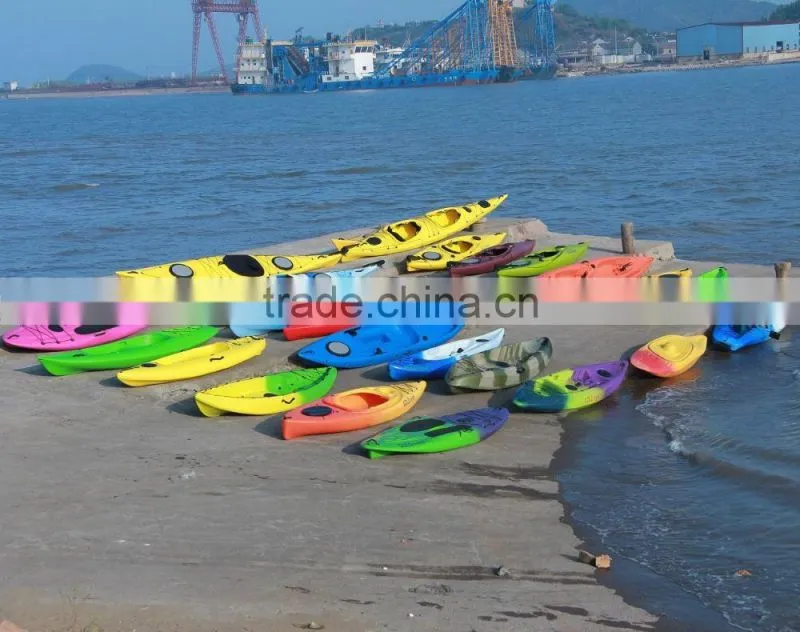 single LLDPE not inflable fishing kayak