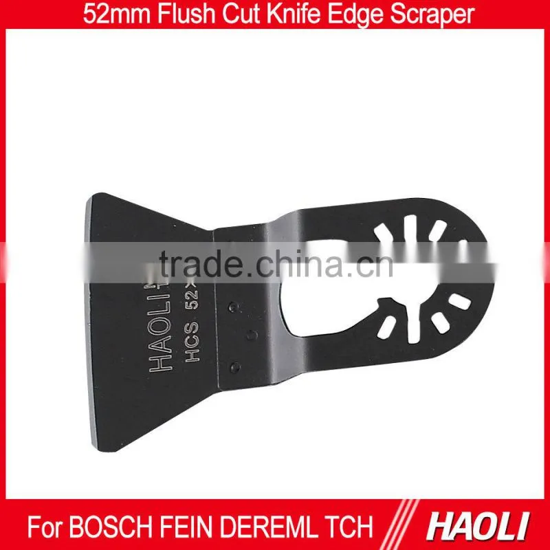 52mm quick change flexible scraper for removing soft carpet adhesive residues suitable the oscillating multi tool