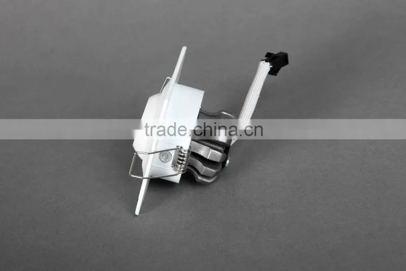 Cheap price mini spot light 3w with square outer ring from China