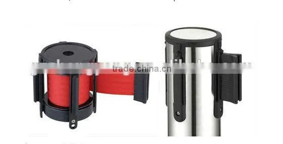 Bank Titanium Railing Pole Stand,Retractable Belt Line Barrier