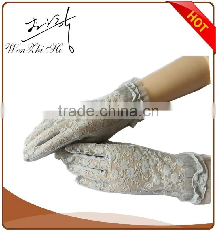 2016 New Fashion Sun Protective Party Wedding Dress Gloves For Flower Girls