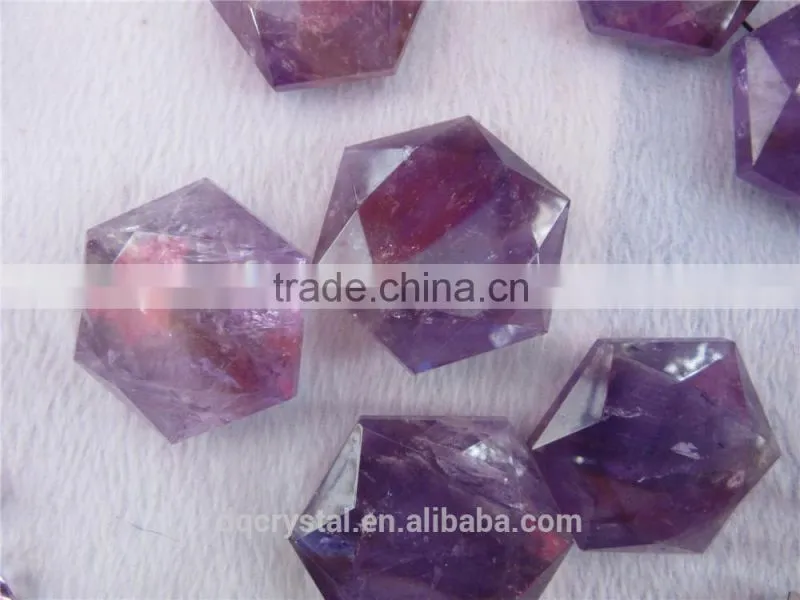 2015 customed natural multiple faceted lapis lazuli pendant for gift
