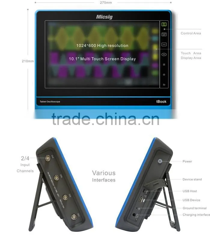 High Quality Micsig TO152 DSO 150MHz 1GS/s Digital Storage Oscilloscope