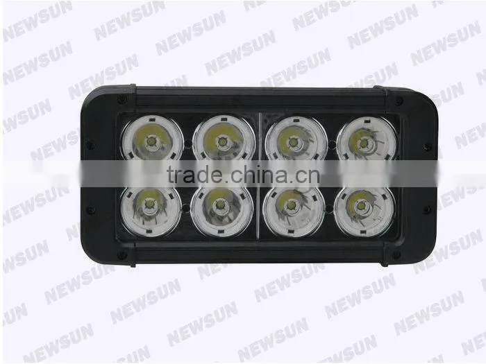 new design 80W Double Row C ree Led Work light 7.8 inch Work Light Bar Offroad LED Light Bar With Spot/flood/Comb Beam