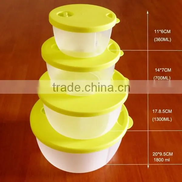 Stackable&Nestable vacuum plastic storage containers