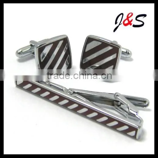 cufflink and tie pin set for men