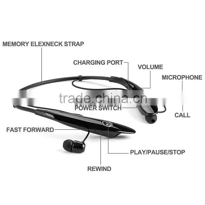 2015 New product HV900 bluetooth headphone for iphone/ samsung, sport stereo stylish mini bluetooth earphone