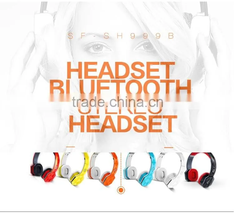 Wholesale wireless bluetooth headphone high quality music player wireless