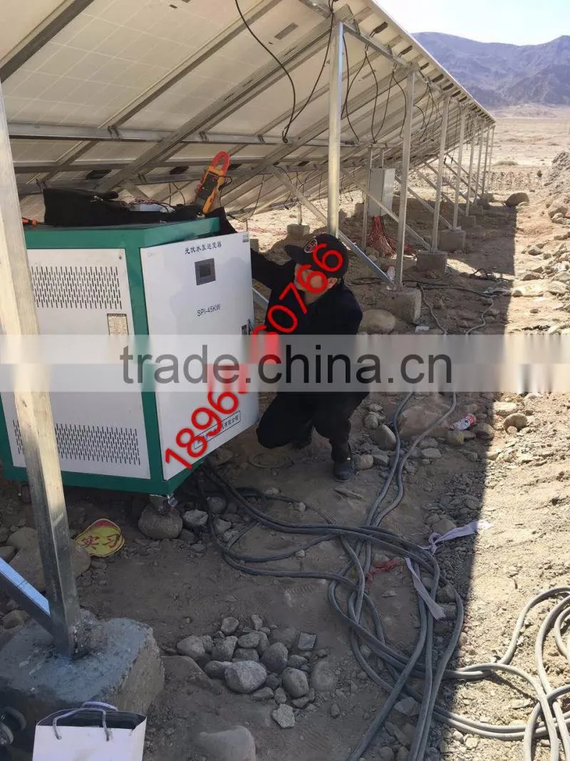 55HP three phase pumps solar pumping controller inverter with IPM power module