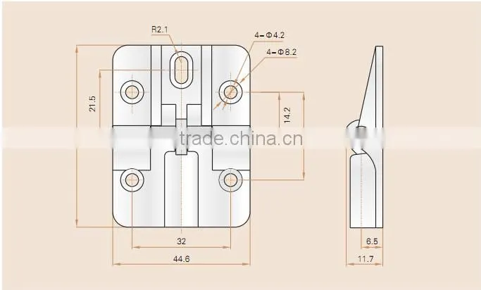 Saipwell 100% zinc alloy hinges for toilet seat