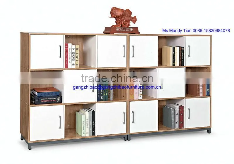 popular office book cabinet in melamine wooden material office furniture C-311