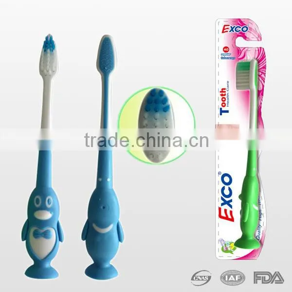 OEM best selling China wholesale oem kids toothbrush with suction cup