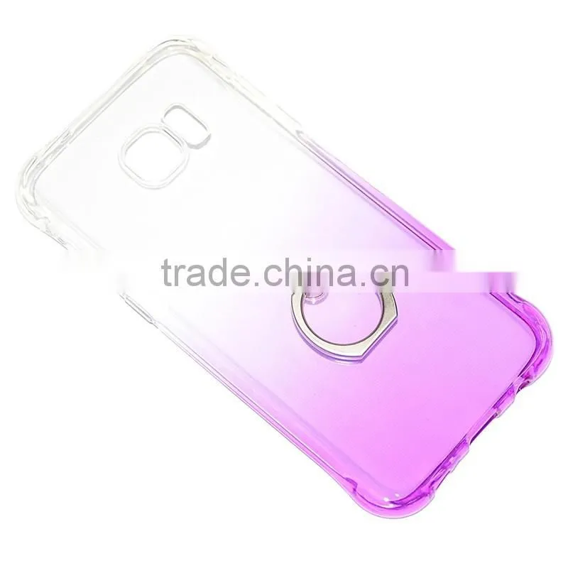 TPU back cover bumper case with ring kickstand holder for Huawei honor ascend lite mate8 P 9 gr3 y 6 5 max plus 7