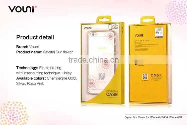 Silver luxury tpu cases for iphone 6 and 6s