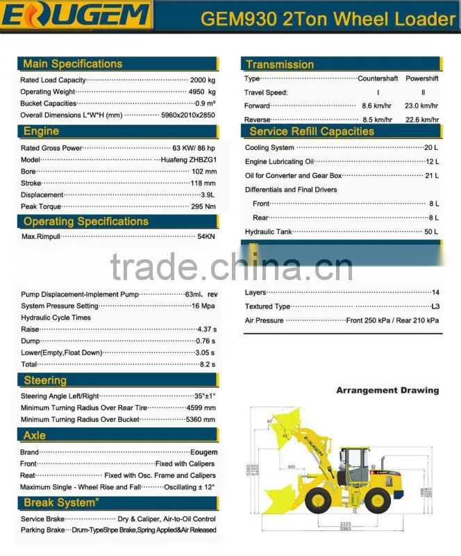 2014 new type loaders for sale