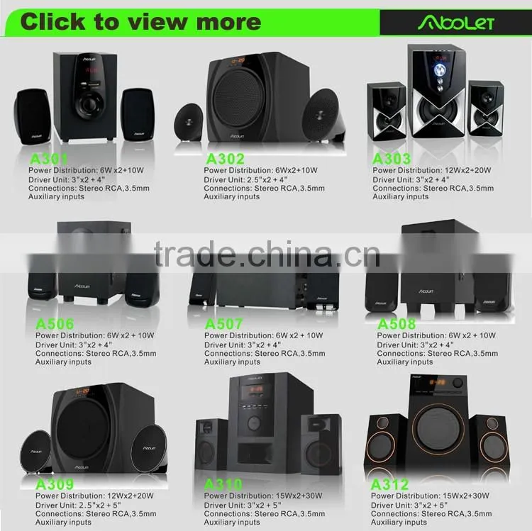 A510 60W RMS 2.1 Fashionable Design Box Speaker Sound System