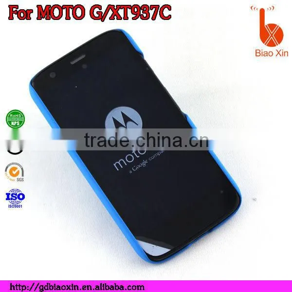 2014 hot new products phone case for MOTO G, for motorola XT937C plastic case