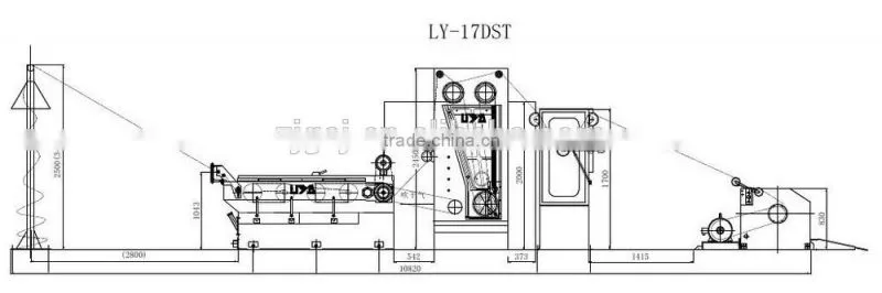 Copper wire drawing machine