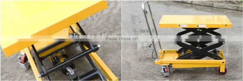 800KG Mini scissor lift table with Max.height 1500mm (Customizable)