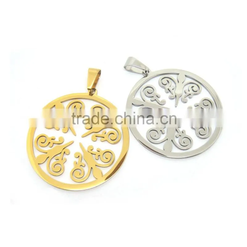 Hotselling European Style Stainless Steel 50mm New Patern Pendant