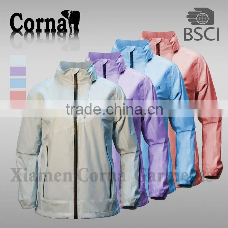 women fashion lightweight seam taped softshell jacket