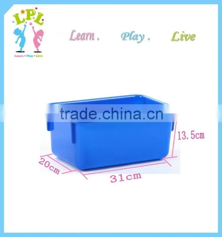 New pp toy storage box classroom storage stackable box with lid